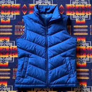 Lands End Down Vest XS